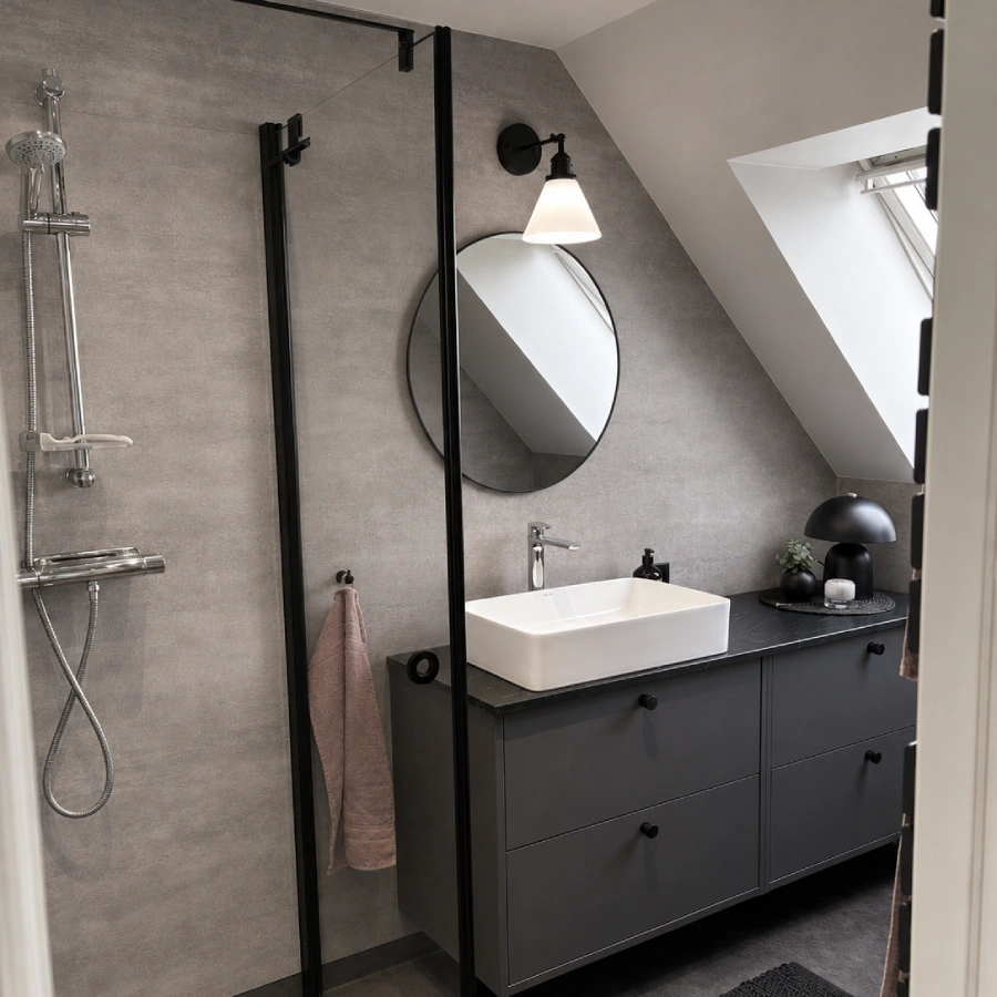 Bytt badrum efter badrumsrenovering i Hässleholm
