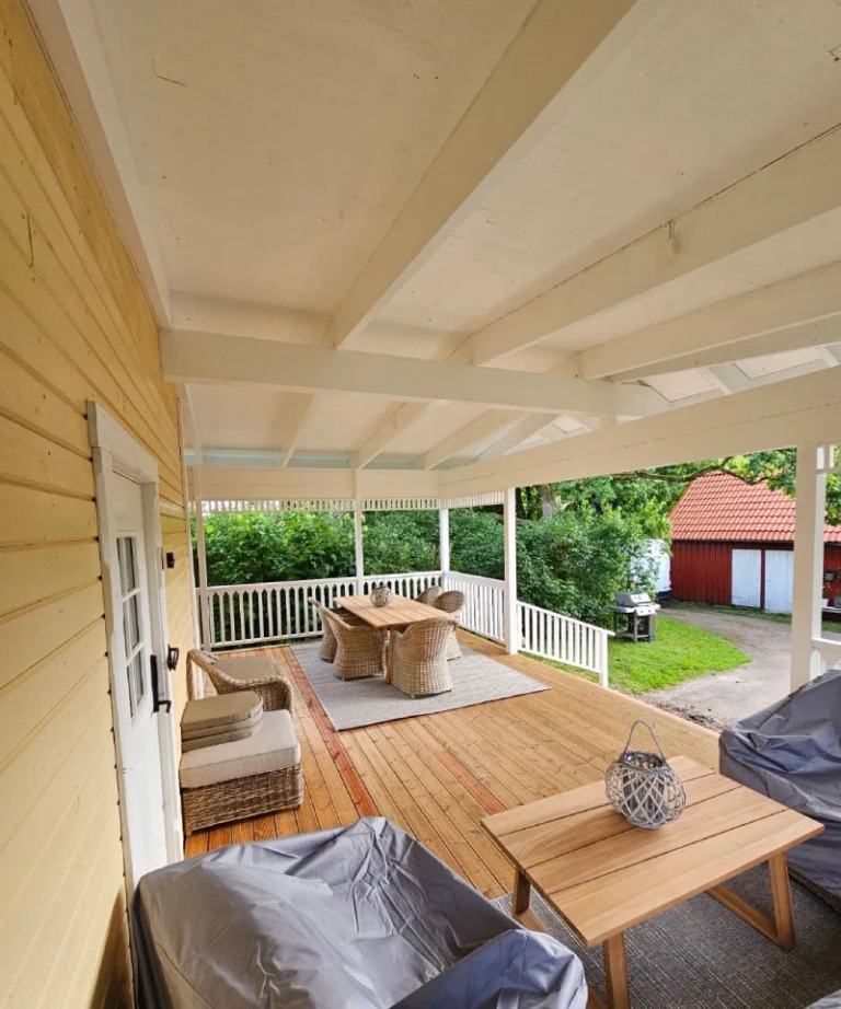 Tillbyggnad - Veranda i Knäred