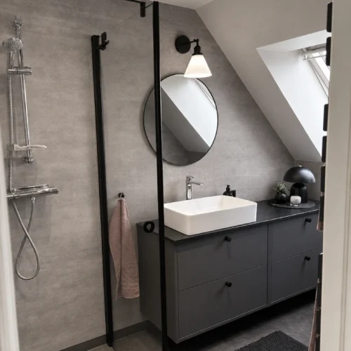 Bytt badrum efter badrumsrenovering i Hässleholm