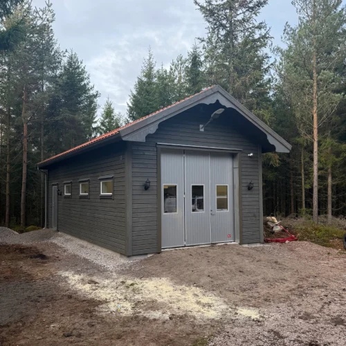 Maskinhall i Knäred