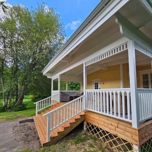 Tillbyggnad - Veranda i Knäred